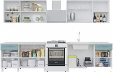 Готовая кухня Горизонт Trend 2600 (арктик мурено) Готовая кухня Горизонт Trend 2600 (арктик мурено)
