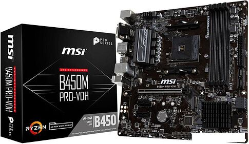 Материнская плата MSI B450M PRO-VDH