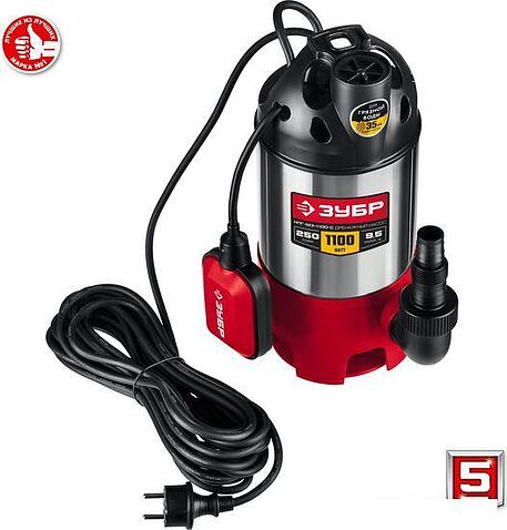 Дренажный насос Зубр НПГ-М3-1100-С