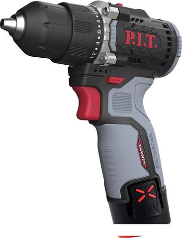 Дрель-шуруповерт P.I.T. PBM12K-10B/1 (с 1-им АКБ)