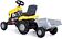 Педальная машинка Полесье Каталка-трактор с педалями Turbo с полуприцепом 89328