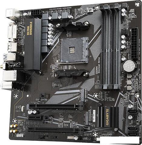 Материнская плата Gigabyte B550M DS3H AC (rev. 1.5/1.6)