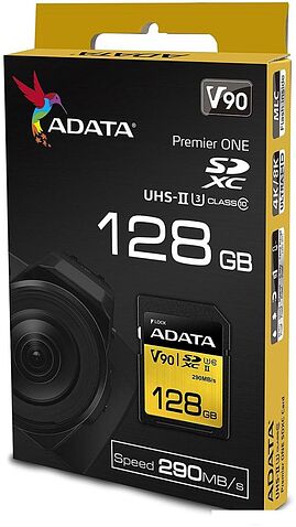 Карта памяти ADATA Premier ONE ASDX128GUII3CL10-C SDXC 128GB