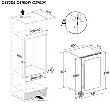 Винный шкаф Temptech OZ90DB
