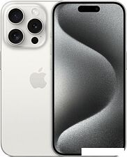 Смартфон Apple iPhone 15 Pro 128GB (белый титан)