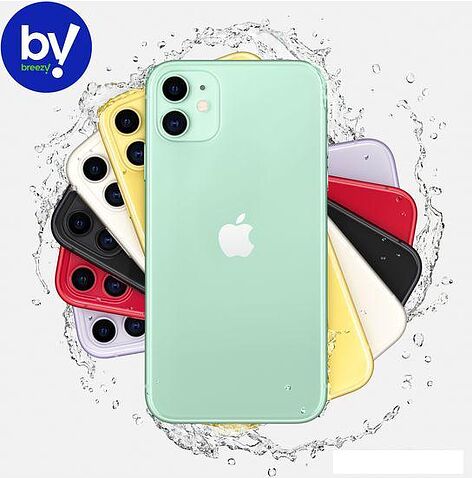 Смартфон Apple iPhone 11 128GB Восстановленный by Breezy, грейд B (зеленый)