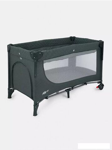 Манеж-кровать MOWbaby Play Plus RP102 (темно-зеленый)