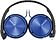 Наушники с микрофоном Sony MDR-ZX310AP (синий)