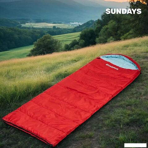 Спальный мешок Sundays ZC-SB010 (2шт, красный)