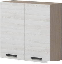 Шкаф навесной Genesis Мебель Алиса навесной Лофт 800 сушка (дуб сонома/сосна белый)