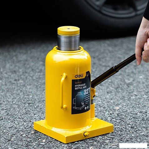 Бутылочный домкрат Deli DQ71032 32т
