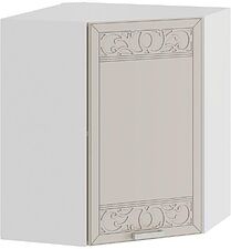 Шкаф навесной Трия Долорес 1В6У (белый/крем)