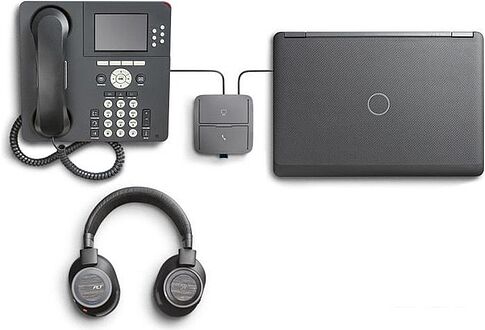 Наушники с микрофоном Plantronics Voyager 8200 UC (черный)