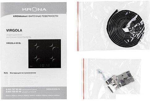 Варочная панель Krona Virgola 60 BL