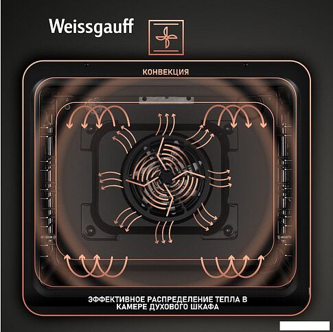 Электрический духовой шкаф Weissgauff EOV 695 PDB