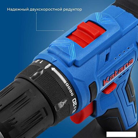 Дрель-шуруповерт Katana CD 3500 (с 2-мя АКБ 2 Ач, кейс)
