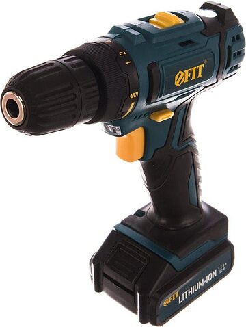 Дрель-шуруповерт FIT 80186 (с 1-им АКБ)