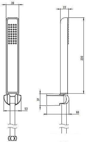 Душевой гарнитур  Deante NQH 041K