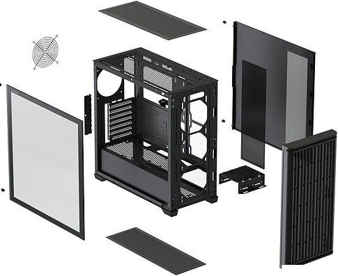 Корпус XASTRA A509 4ARGB-UC (черный)