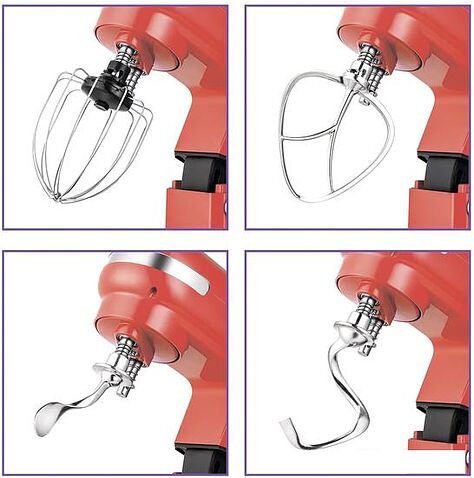 Планетарный миксер Kitfort KT-3416-1 (красный)