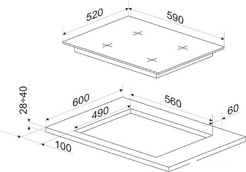 Варочная панель Hansa BHGS650103