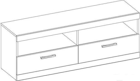 Тумба Anrex Oskar RTV 2S2NL Дуб Санремо