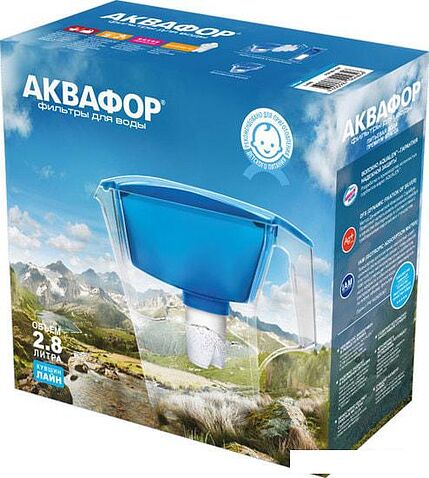 Кувшин АКВАФОР Лайн (голубой)