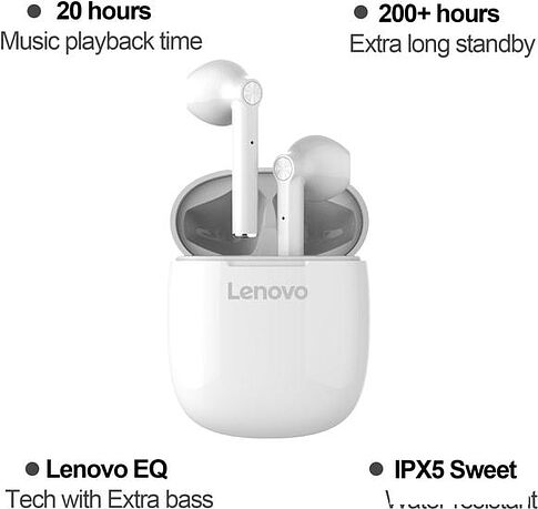 Наушники Lenovo HT30 (белый)