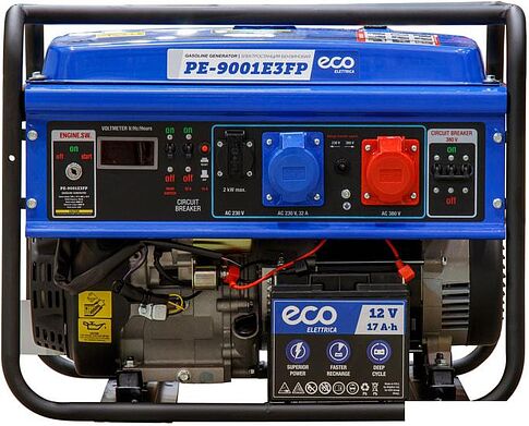 Бензиновый генератор ECO PE-9001E3FP