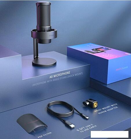 Проводной микрофон FIFINE A8 (черный)