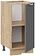 Шкаф напольный Трия Кимберли 1Н4 (дуб крафт золотой/титан)