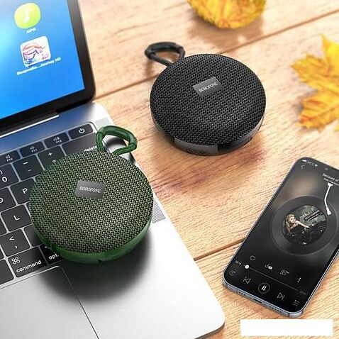 Беспроводная колонка Borofone BR27 (темно-зеленый)