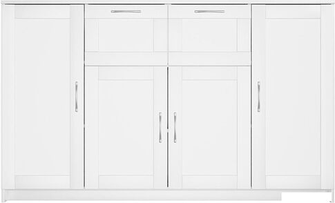 Тумба Mio Tesoro Сириус 4 двери и 2 ящика 156x95 2.02.03.300.1 (белый)