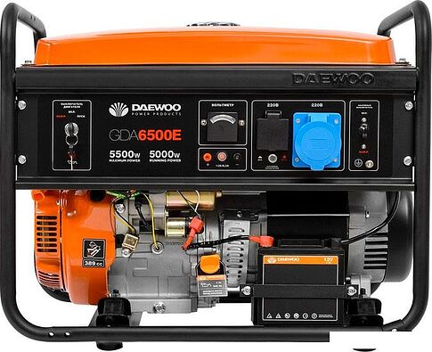 Бензиновый генератор Daewoo Power GDA 6500E