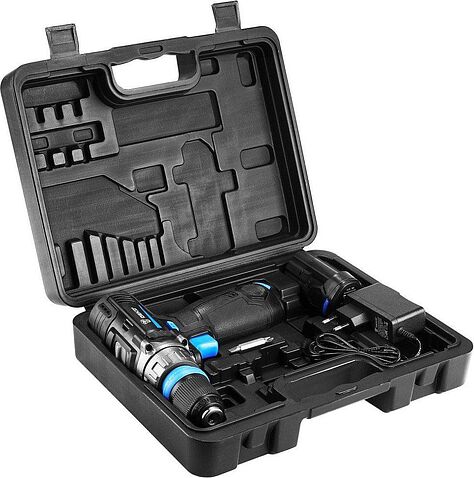Дрель-шуруповерт Deko ZKCD12V PRO 084-1013 (с 2-мя АКБ, кейс)