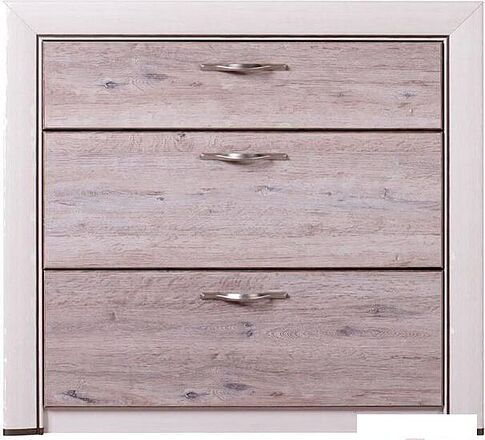 Комод Anrex Olivia 3S (вудлайн кремовый/дуб анкона)