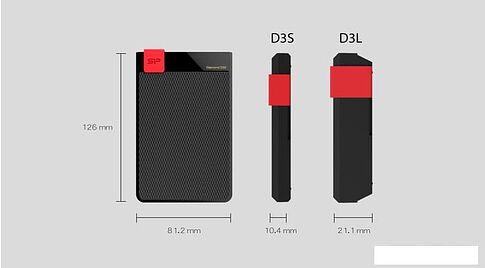 Внешний накопитель Silicon-Power Diamond D30 4TB SP040TBPHDD3LS3K