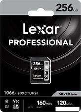 Карта памяти Lexar Professional 1066x SDXC LSD1066256G-BNNNG 256GB Карта памяти Lexar Professional 1066x SDXC LSD1066256G-BNNNG 256GB