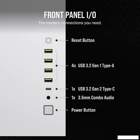 Корпус Corsair 6500D Airflow Dual Chamber CC-9011260-WW