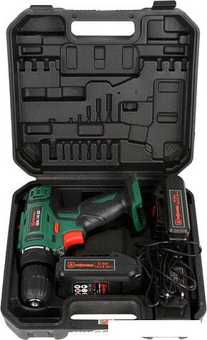 Дрель-шуруповерт Дифмаш ША-14-02 01022314 (с 2-мя АКБ, кейс)