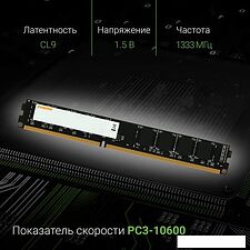 Оперативная память Digma 4ГБ DDR3 1333 МГц DGMAD31333004D