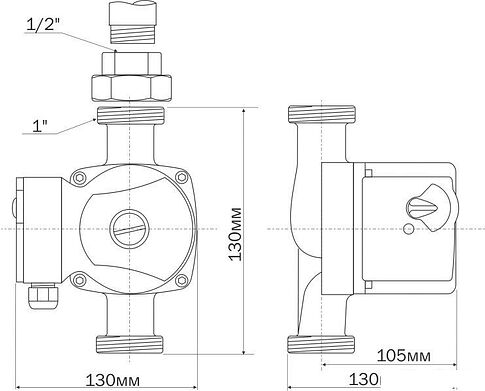 Циркуляционный насос Aquario AC 154-130HW
