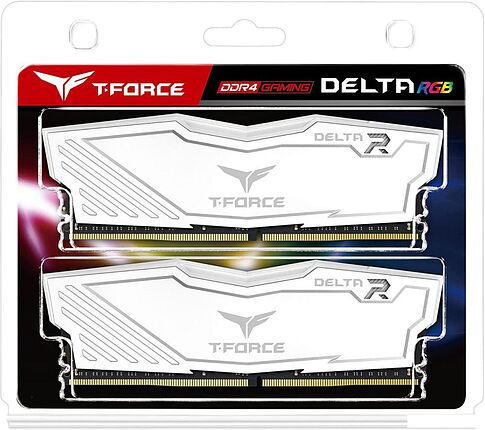 Оперативная память Team T-Force Delta RGB 2x8ГБ DDR4 3200 МГц TF4D416G3200HC16FDC01