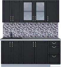 Кухня Интерлиния Мила Крафт 1.8А (дуб английский)