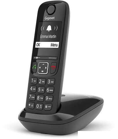 Радиотелефон Gigaset AS690 DUO (черный)
