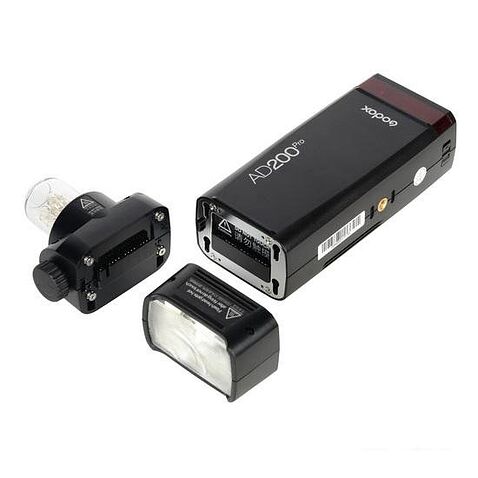 Вспышка Godox Witstro AD200Pro (со шторками BD-07)