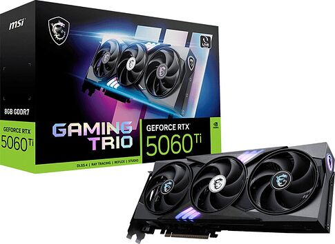 Видеокарта MSI GeForce RTX 5060 Ti 8G Gaming Trio