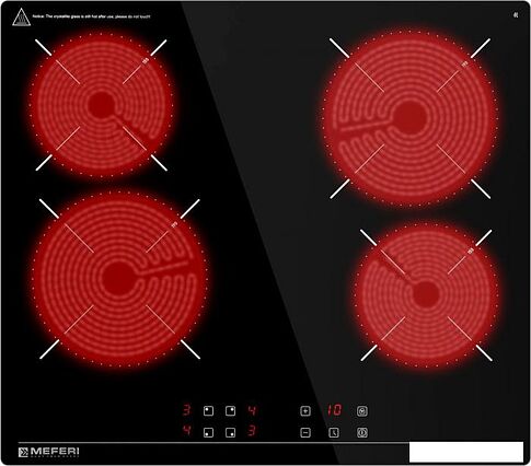 Варочная панель Meferi MEH604BK Light