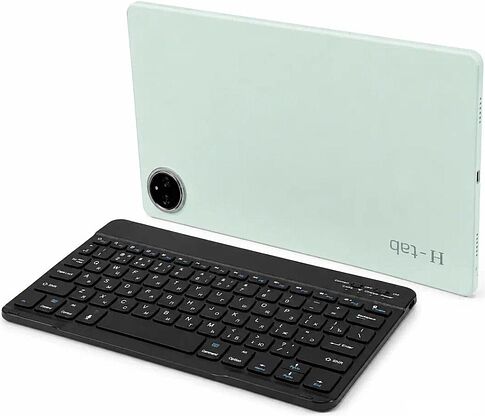 Планшет Horizont H-Tab Crystal 6GB/128GB LTE (с клавиатурой, мятный)