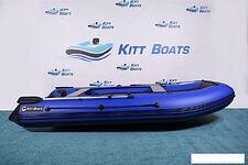 Моторно-гребная лодка KittBoats 430 НДНД (черный/синий) Моторно-гребная лодка KittBoats 430 НДНД (черный/синий)